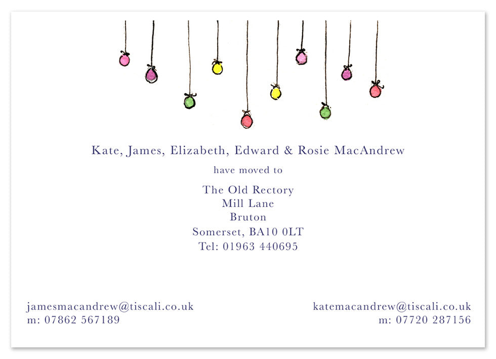 Bauble Garland - Personalised Personalised Stationery