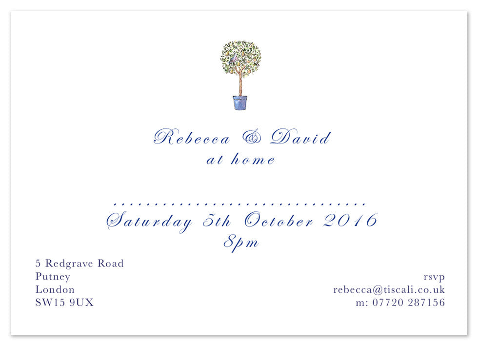 Bay Tree - Personalised Personalised Stationery