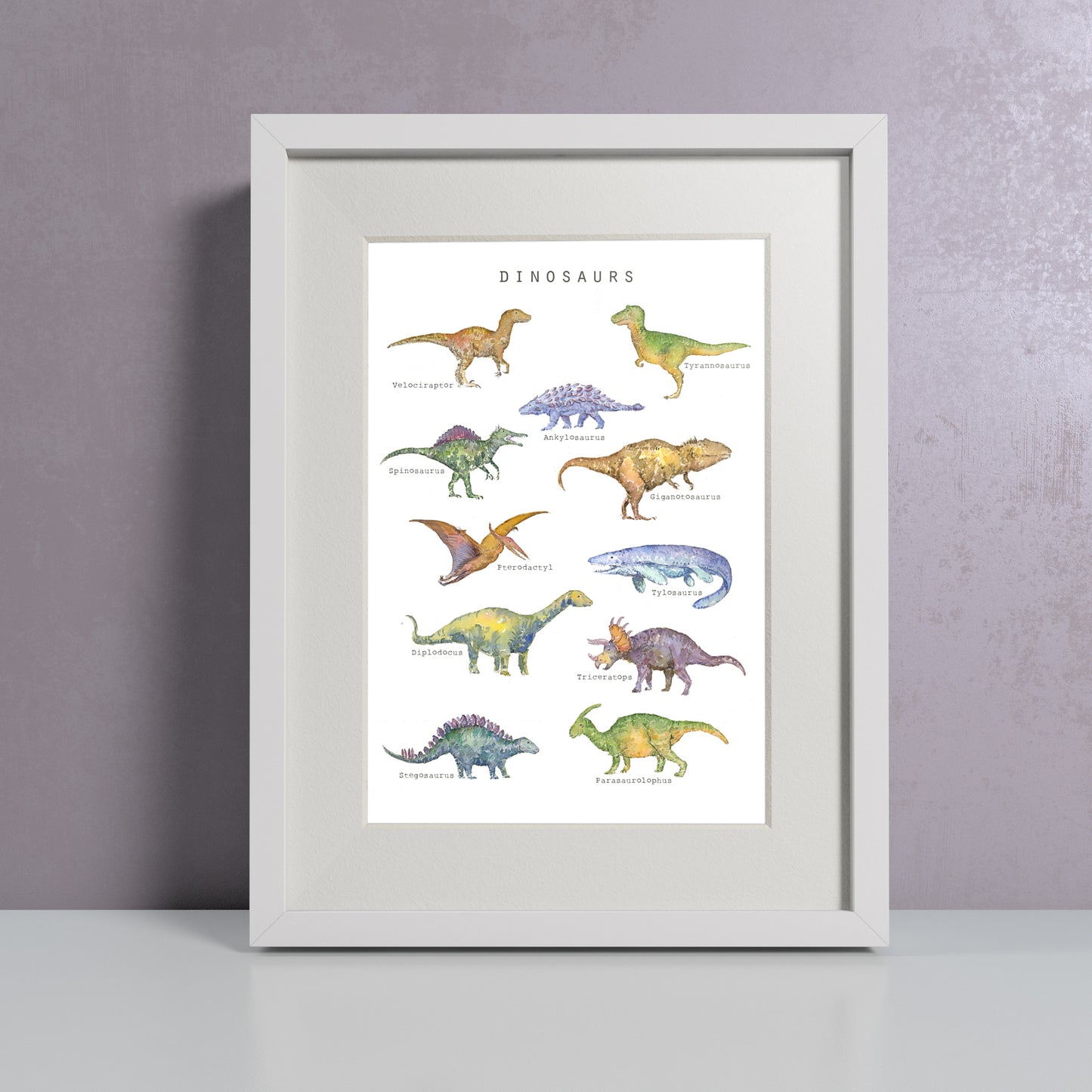 Dinosaurs - Personalised Print