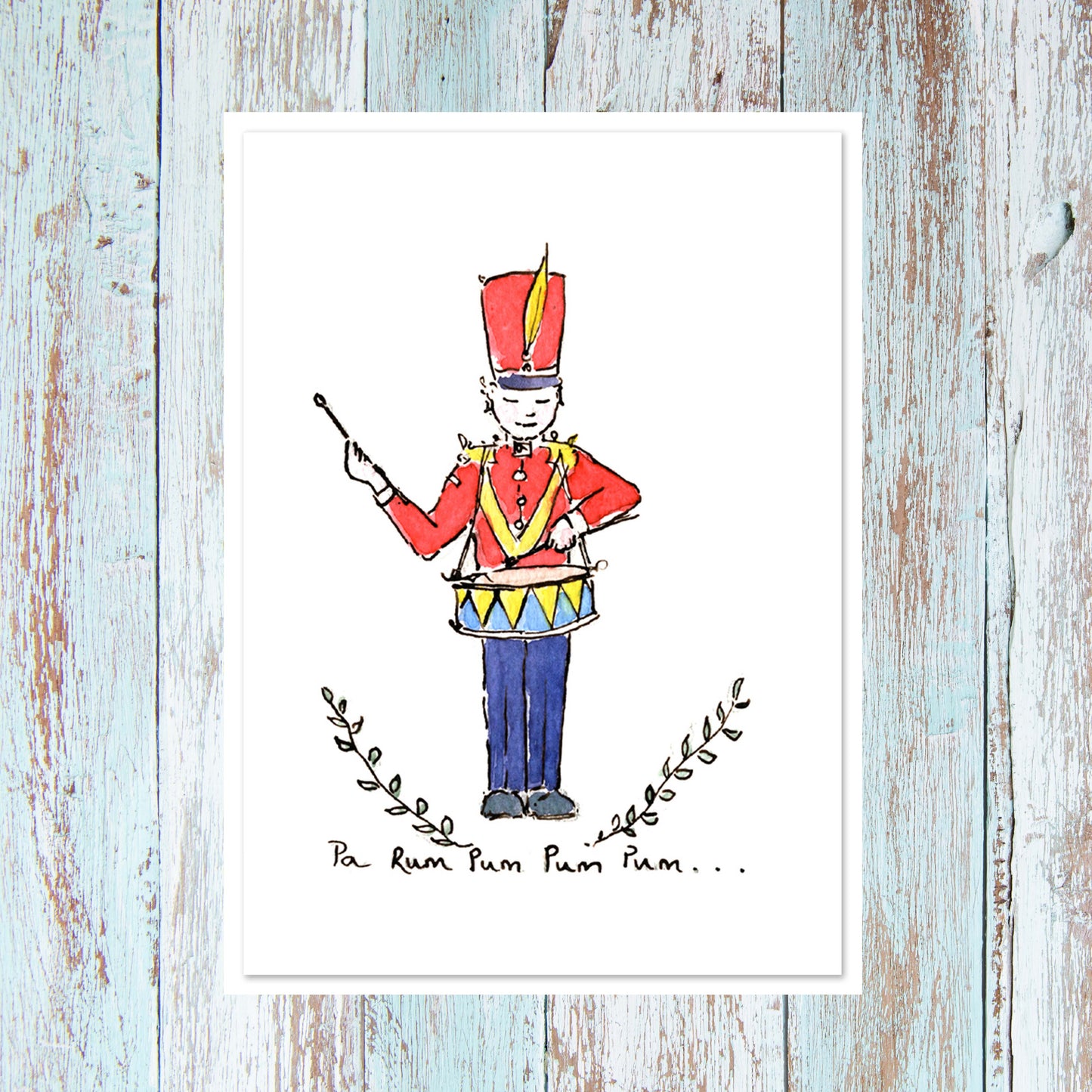 Little Drummer Boy - Personalised card