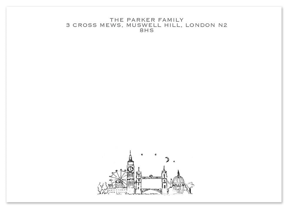 London - Personalised Personalised Stationery