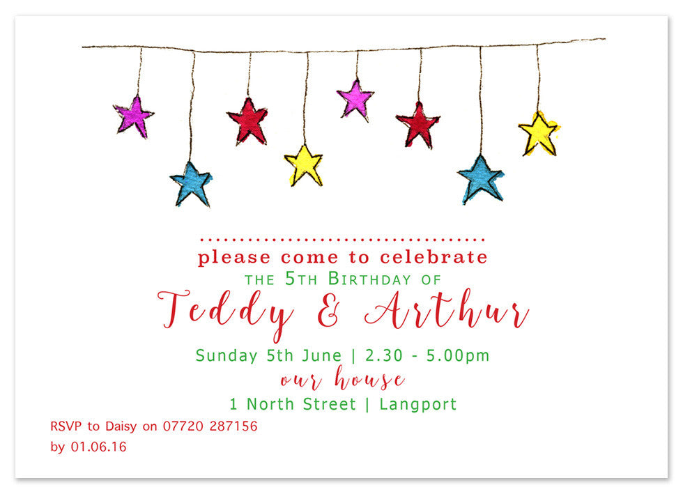 Stars - Personalised Personalised Stationery