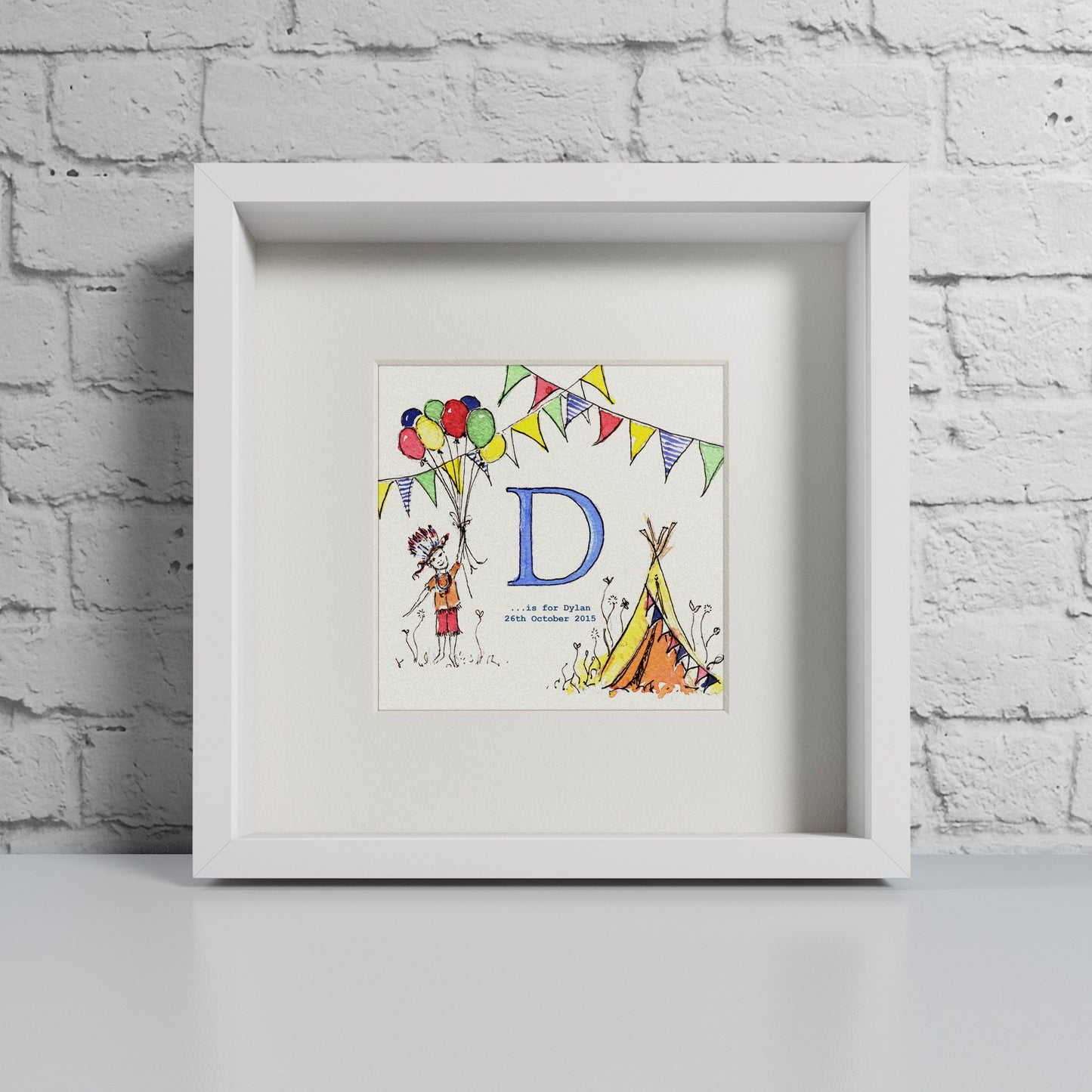 Teepee - Personalised Print