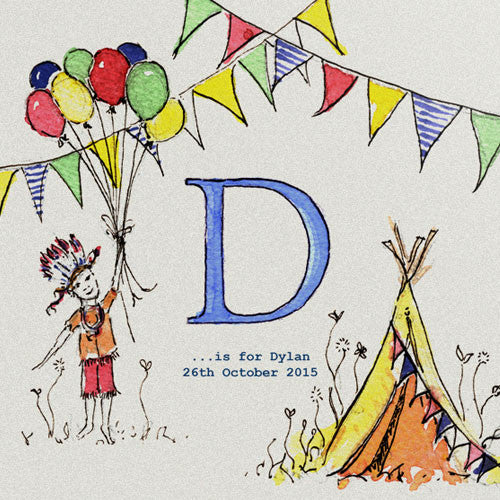 Teepee - Personalised Print