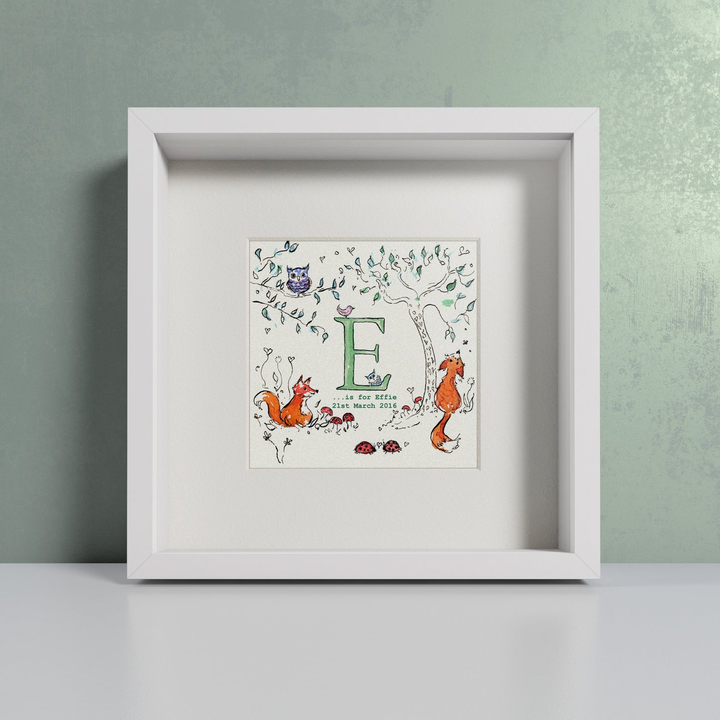 Woodland - Personalised Print